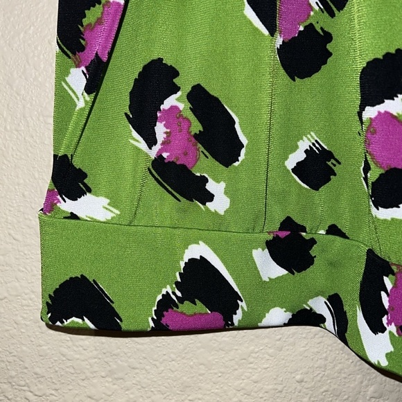 Worthington Women's plus Size 3X Multicolor  Sleeveless keyhole Blouse - Picture 3 of 4